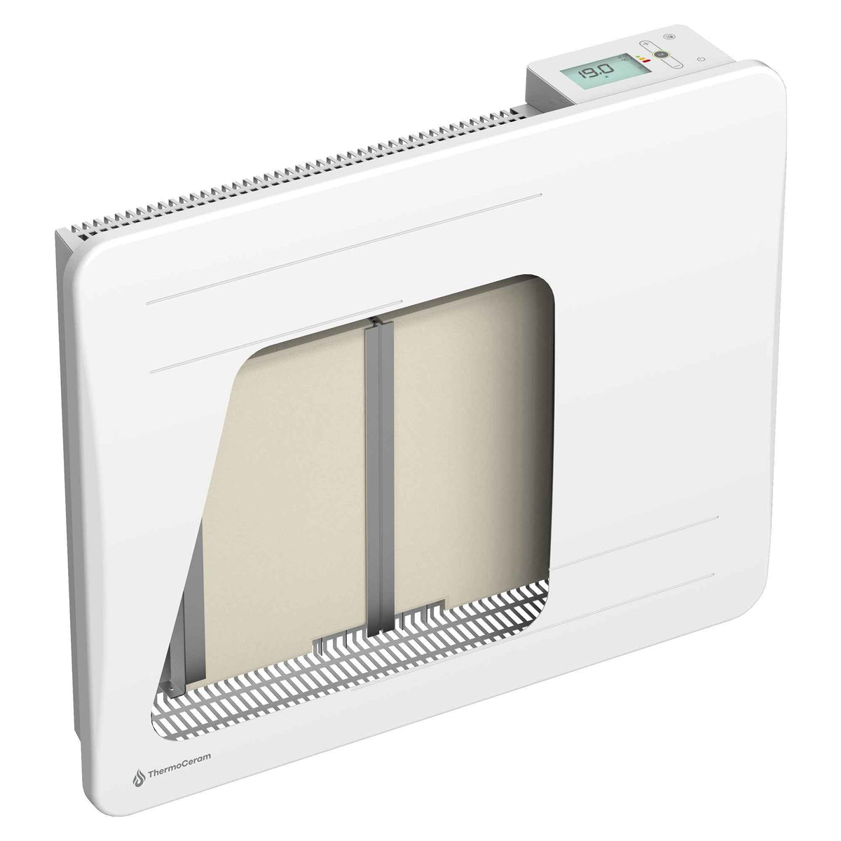 Radiador elétrico cerâmico de 1000 W com Wi-Fi Alice branco