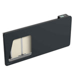 Aquecedor elétrico conectado 2000W de inércia seca cerâmica horizontal Preto Alice