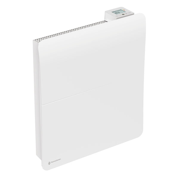 Radiador elétrico conectado de 1000 W com sistema duplo de aquecimento horizontal, branco Cira