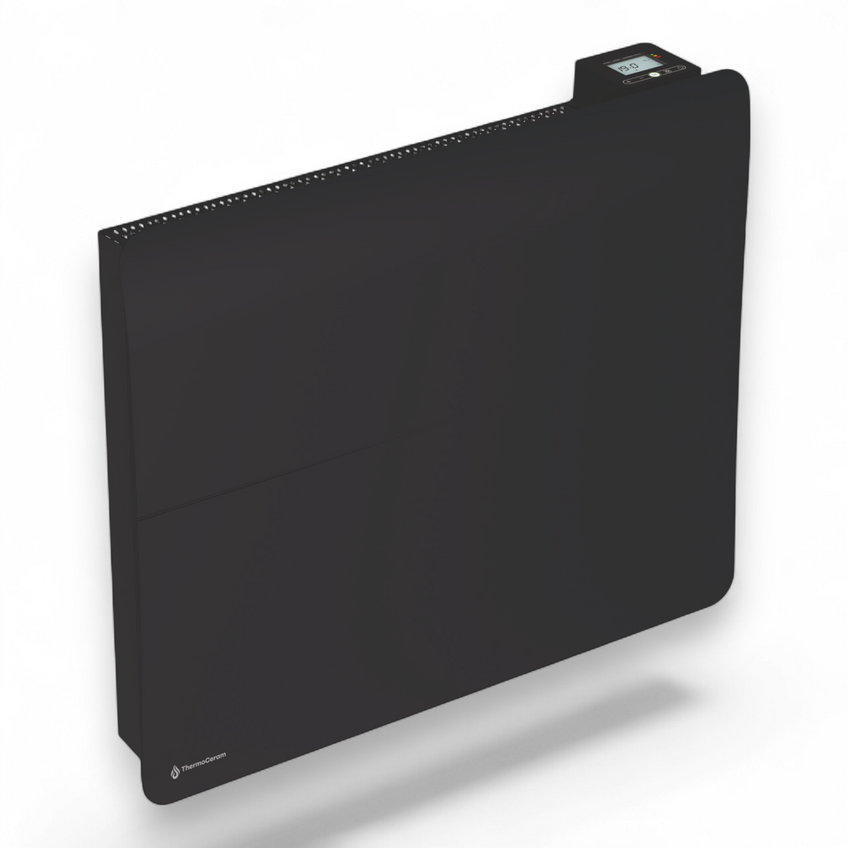 Aquecedor elétrico conectado 1500W duplo sistema de aquecimento horizontal Preto Cira