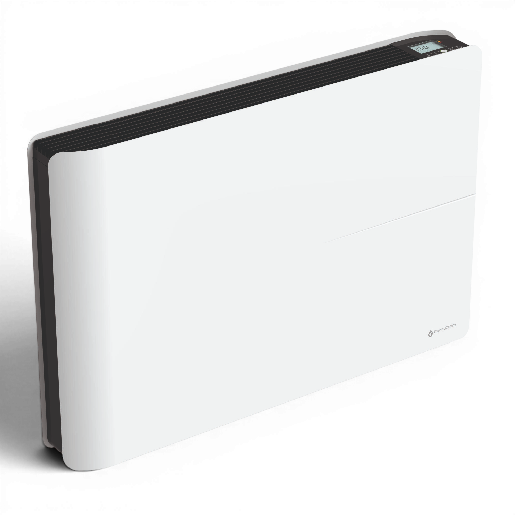Radiador elétrico conectado de 1500 W com sistema duplo de aquecimento horizontal, branco, Molia