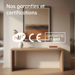 Radiador Alice de 1500 W: certificação NF, marcação CE e garantia de 2 anos
